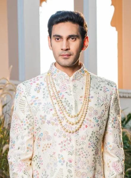Floral Work Sherwani